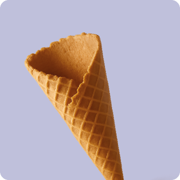 1x Cono Waffle Extra