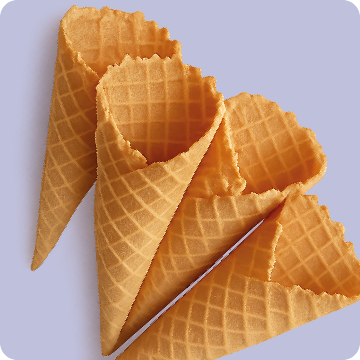4x Cono Waffle Extra